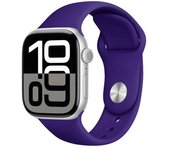 Silicone Band for Apple Watch Straps 46mm 42mm 49mm 45mm 44mm 41mm 40mm correa Bracelet Iwatch Series 10 9 7 Se 6 8 Ultra