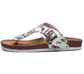 Y 35-42 plus size new summer women's fashion flip flops, fashionable multifunctional cork beach slippers