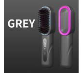 Wireless Straight Curling Hair Comb Heating Negative Ion Hair Straightener Rechargeable Anti-scalding Electric Hair Care Brushes