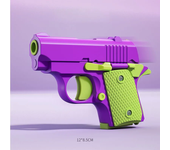 Mini pistola de nabos de juguete para niños, juguetes antiestrés, modelos impresos en 3D, gravedad, sin disparos y mucho más.