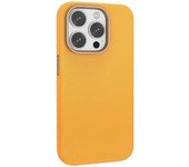 For iPhone 15 Pro Case Compatible with MagSafe Slim-Fit TPU + PU Leather Cell Phone Cover
