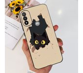 For Motorola Moto E20 E30 E40 Phone Case Soft TPU Silicone Fundas Dragon Marble Luxury Girly Painting Capa For Motorola E40 4G