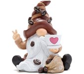 Adornos de Gnomo de mesa de café, artesanía de resina, lujo ligero, decoración del hogar, adornos de mesa, gran oferta