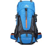 Mochila de acampada de 70L para hombre y mujer, bolsa de senderismo, escalada, senderismo, montañismo al aire libre, bolsas depo
