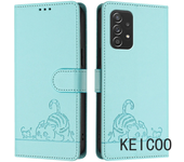 For Samsung Galaxy A52 a52s A55 a70 a71 4G ranura de tarjeta 5G protección Antisísmica y carcasa de cuero carcasa de