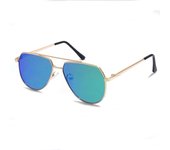 Nuevas gafas de sapo de metal retro, gafas de sol polarizadas anti-ultravioleta para bebés, gafas de sol para niños, hombres y mujeres