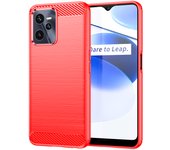 For Realme Narzo 50A Prime Case Bumper Silicone Carbon Fiber Cover Realme Narzo 50A Prime Case For Realme Narzo 50A Prime Case