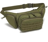 Riñonera de cintura para hombre, riñonera táctica militar para motociclista, deportes, escalada, Camping, herramienta masculina de nailon, eslinga en el pecho y la cadera