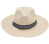 Sombrero de paja de verano para hombre y mujer, gorro de playa de Jazz, Panamá, Fedora de ala ancha, protección solar, viaje y ocio