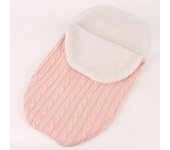 Saco de cochecito de bebé, saco de dormir, manta de cochecito de bebé, saco de dormir acolchado, saco de dormir de lana para cochecito, calidez de punto grueso