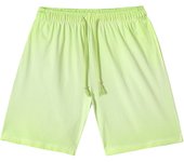 Cambio gradual de color pantalones cortos con cordón de cintura elástica pantalones sueltos de cinco puntos para hombres