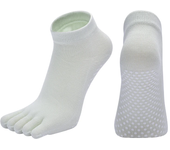 Hot Sale Women Anti-slip Yoga Socks Fingers Fitness Pilates  Socks Gym Five Toe Sport Socks Cotton Colourful Elastic Winter