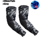 1Pair Youth Adult Sports Knee Pads Elbow Pad EVA Anti-collision Basketball Football Cycling Arm Leg Compression Support Sleeves