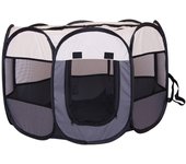 Tienda de campaña portátil para peros, caseta transportable para exteriores, cercas para mascotas y gatos, corralito octogonal
