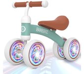 Bicicleta sin Pedales para niños a Partir de 1 año de Equilibrio, Juguetes Bebes 1 Año, Bici Bebe con 4 Ruedas para bebés de 10 a 24 Meses, Pimera Bicicleta para Niños y Niñas como Regalo