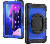 For Lenovo Tab M10 HD 3rd Gen 10.1 inch 2022 with Screen Protector Handle Ring Folding Stand Case