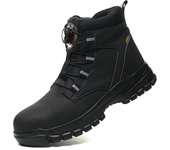 Botas De Seguridad Impermeables Para Hombre, Botas De Trabajo Indestructibles Con Punta De Acero, Zapatos De Seguridad Antigolpes Y Resistentes A Puñaladas, Botas De Motociclista Para Hombre
