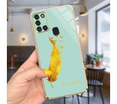 Maple Leaf Couple Heart Cases For Samsung A21s Case Silicone Cover Samsung Galaxy A21s SM-A215F Camera Protection Casing Soft