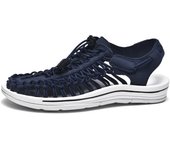 Senderismo al aire libre tejido a mano, zapatos casuales de playa para hombres y mujeres, sandalias