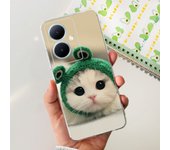 Transparent Soft TPU Slim Phone Cover For Vivo V29 Lite 5G V 29 Lite Back Case Child Fashion Cute Animals Cartoon Shell V29 Lite