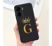 For Honor 90 Lite 5G Case Luxury Crown Letters Silicone Soft TPU Protective Cover For Honor 90 Lite 2023 CRT-NX1 Shockproof Case