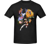 Saint Seiya Shirt Men's Personalised Crew Neck Short Sleeve T Shirt Cool Casual Tops Deep Heather