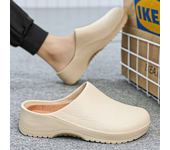 Zapatillas De Verano Para Hombre, Zapatos Antideslizantes Resistentes Al Aceite Para Chef, Zapatos De Cocina Para Hombre, Zapatos De Trabajo Para Enfermera, Zuecos Suaves Ligeros Informales De EVA