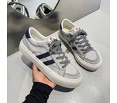 Zapatos de tabla casuales del verano de los hombres Zapatos rayados bajos del resbalón encendido
