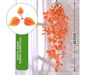 Artificial pendant fake ivy leaves, 105cm/41 inch vines, window clover green plant, porch, garden, ETA, indoor and outdoor