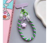 Mobile Phone Strap Short Wrist Strap For Men And Women Cute Cartoon Star Pendant Phone Case Strap