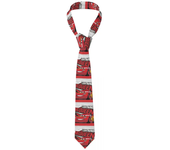 Corbata personalizada Lightning McQueen Collage para hombre, corbata de dibujos animados, corbata de moda para negocios
