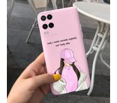 For OPPO A54 2021 Case CPH2239 OPPOA54 Cover Stylish Painted Phone Back Funda For OPPO A54 5G CPH2195 A 54 Shockproof Soft Coque