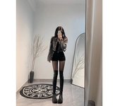 Botas Hasta La Rodilla Para Mujer, Botas Altas Francesas, Botas Elásticas, Botas De Cuero Gruesas