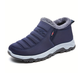 Botas De Nieve Forradas De Lana Para Mujer, Botines Cálidos Impermeables Sin Cordones, Botas Cortas Térmicas Para Exteriores