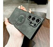 Retro Leather Case For Samsung Galaxy S25 S24 S23 S22 S21 Note 20 Ultra FE Note20 S 25 24 23 S24FE For Magsafe Magnetic Cover