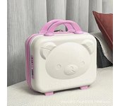 Mini maleta de 14 pulgadas para niños, maleta multifuncional de viaje de embarque, caja de contraseña de recuerdo lindo para boda