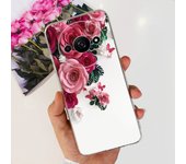 For Funda Xiaomi Redmi A3 Case 2024 Fashion Flower Transparent Silicone Soft TPU Phone Case For Xiomi Redmi A3 RedmiA3 4G Covers