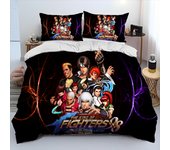 King of Fighters Retro Game Gamer Comforter Bedding Set,Duvet Cover Bed Set Quilt Cover Pillowcase,king Queen Size Bedding Set