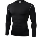 Camiseta De Running Para Hombre Camiseta Deportiva De Fitness Secado Rápido T-Shirt De Entrenamiento Térmica Camiseta De Gimnasio