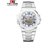 Doble cara calado mecánico automático tendencia nautilus luminous relojes para hombres