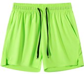Pantalones cortos de verano para hombre Pantalones cortos de verano para hombre de tejido fresco, superligeros y elásticos para correr, caminar y para las vacaciones.