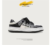 Nueva plataforma retro que combina con el color de los zapatos de tablero de pareja Air Force One