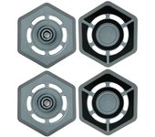 4 Pack Mop Holder for Ecovacs Deebot N9+ Robot Vacuum Cleaner Accessories Replacement Bracket Mops