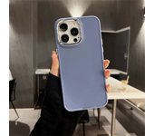 Electroplate Lens Bumber Phone Case For iPhone 15 14 13 12 11 Pro X XR XS Max 7 8 Plus SE Solid Color Silicon Back Cover