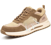 Zapatos de Seguridad para Hombres en Verano Transpirables, A Prueba de Olores, Protección de Pisa de Acero