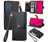 For Samsung Galaxy A7 s21 M35 a70 a70s a71 a73 5G (2019) (2020) carcasa de móvil de color sólido con solapa magnética de lu