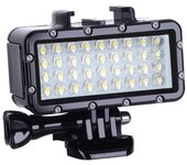 Luz de buceo Luz de vídeo LED impermeable regulable de alta potencia Luz nocturna de relleno para Gopro Hero