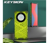KEYSION Shockproof Armor Case for HONOR X9b X9A X50 Silicone+PC Transparent Honeycomb Phone Cover for HuaweiHonor Magic 6 5 Lite