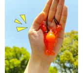 10Pcs Color-Changing Lobster Car Ornament Uv Sensitivity Lobster Crab Car Hanging Pendant PVC Temperature Reminder