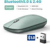 UGREEN Mouse Wireless Bluetooth 5.0 & 2.4G Silent Mice 4000 DPI For MacBook Tablet Computer Laptop PC